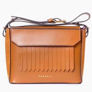 Caramel Fringe Bag - Fash & Co